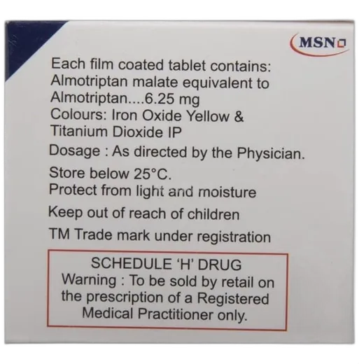 almotan 6.25mg tablet 4's